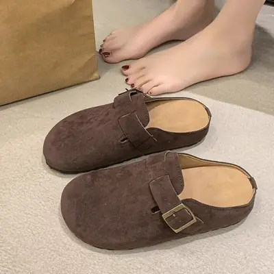 Women's Spring & Summer Slip-on Burken Shoes Tan