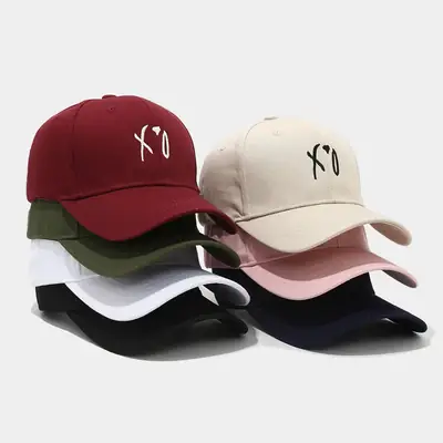 XO Letter Couple Baseball Cap for Men Women Autumn