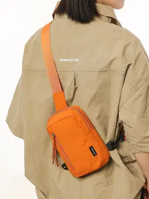 Orange Crossbody Sports Bag for Women 2025