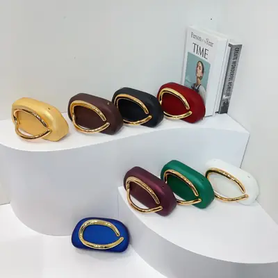 Vintage Metal Crossbody Bags for Women