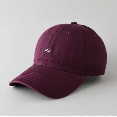 Brown Men's Embroidered Baseball Cap Plus Size