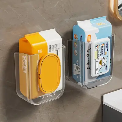 Luxury Perforated Wet Tissue Box for Toilet Wall