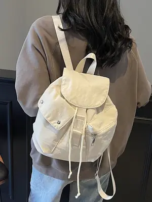 Women's Cross-Country Lightweight Travel Backpack Beige
