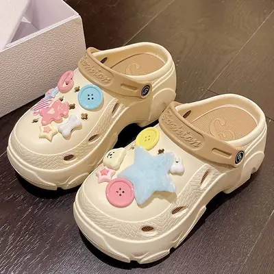 Women's Cartoon Print Thick Sandals Summer 2025
