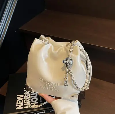 Pink Chain Shoulder Bag for Women 2025