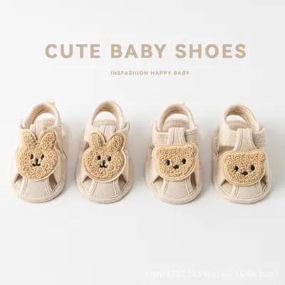 Men's and Women's Baby Shoes Spring and Summer 0-1 Years Old Non-Falling Shoes Baby Sandals Breathable 6-12 Months Soft-Soled Front Shoes