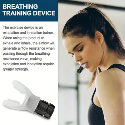 Silicone Mouthpiece Respirator Exercise Equipment for Fitness