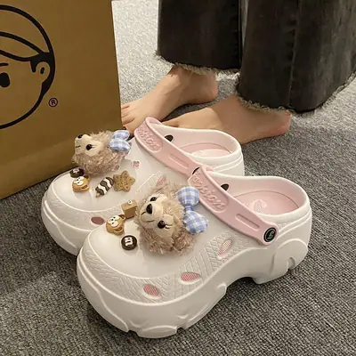 Women's Cartoon Bear EVA Sandals Summer Non-Slip