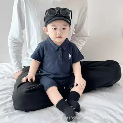 Baby Boy Short Sleeve Polo Shirt Summer Wear