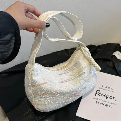 Rainbow Striped Sweet Shoulder Bag for Girls