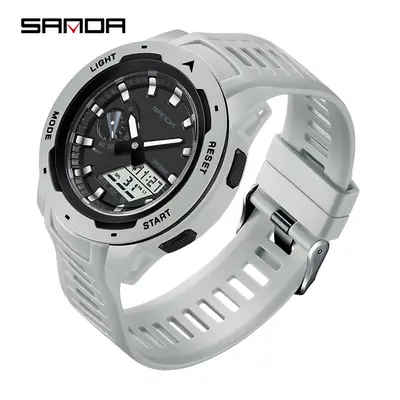 Sanda Black Luminous Electronic Watch for Men