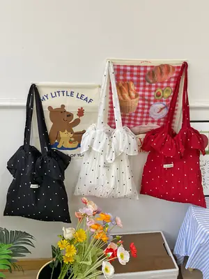 2025 Spring Mesh Shoulder Bags Fairy Style Ruffled Handbags Women