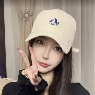 Brown Embroidered Baseball Cap for Kids & Travel