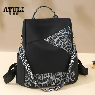 Ladies Leopard Print Shoulder Bag 2025 Fashion Travel