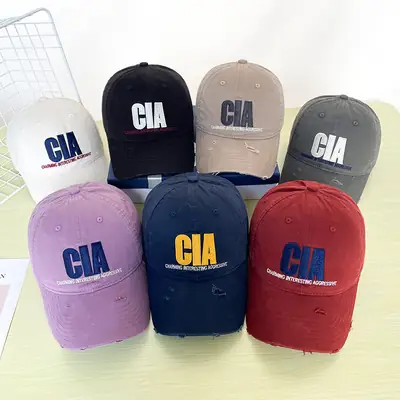 Men's Blue GA Embroidered Baseball Cap