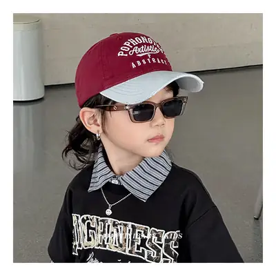 Children's Black Piphonite Artist Cap Baby Sunshade Baseball Cap
