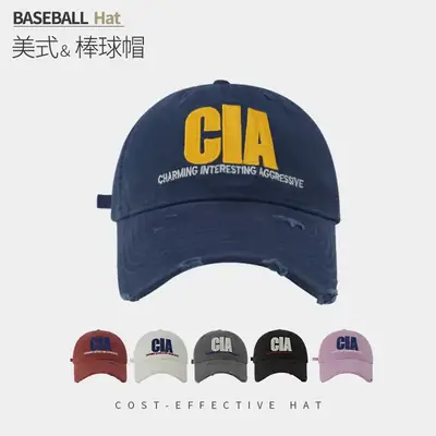Men's Black CA Embroidered Baseball Cap