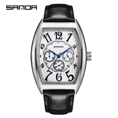 Sanda Men's Digital Quartz Watch with Calendar
