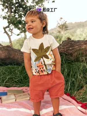 Cross-border Maltese Boys T-Shirt Round Neck Summer Casual