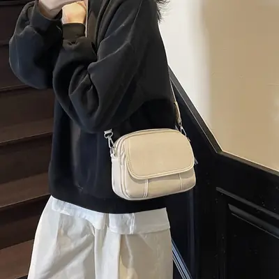Women's White Crossbody Bag Lightweight Commuter 2025