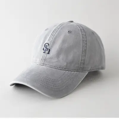 Men's Purple Embroidered Baseball Cap with Chicago Logo