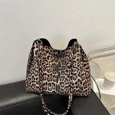 Women Leopard Print Shoulder Bag 2025 Spring New