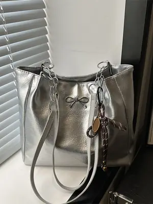 Silver Butterfly Shoulder Bag for Women 2025
