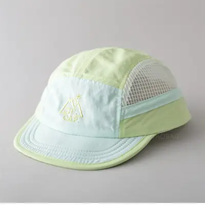Men's Green Mesh Baseball Cap with Logo