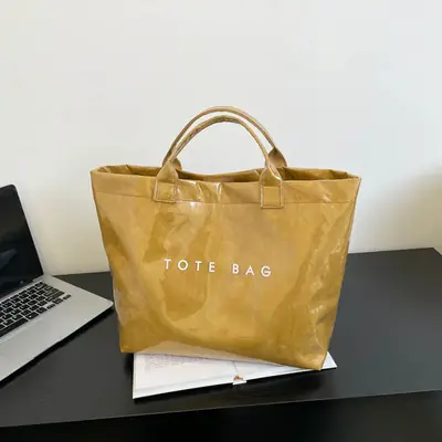 2025 Dupont Paper Tote Bag Large Capacity Women's Casual