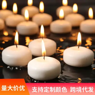 Floating Candles Float on the Water and Burn for a Long Time, Used for Wedding Decorations and Events, Smokeless Floating Candles