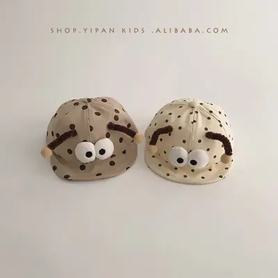 Cute Cartoon Baby Hats for Boys Girls Spring Autumn 2025
