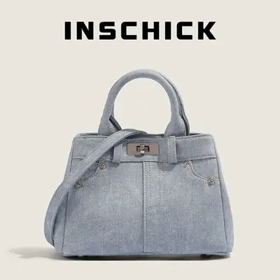 Light Blue Kelly Shoulder Bag for Women