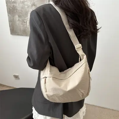 Women's Casual Crossbody Bag Beige 2026