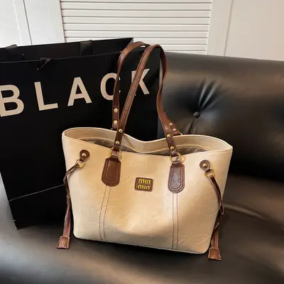 Women's Large Capacity Leather Shoulder Bag 2026