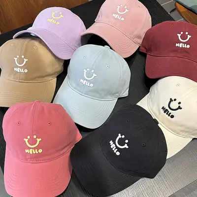 Women Hello Kitty Cap Summer Baseball Cap Wide Brim