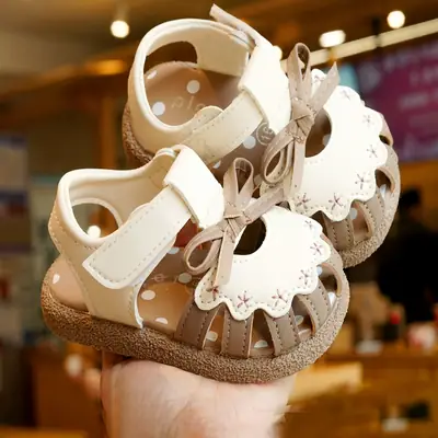 Toddler Sandals for Girls 1-2 Years Soft Sole Non-Slip
