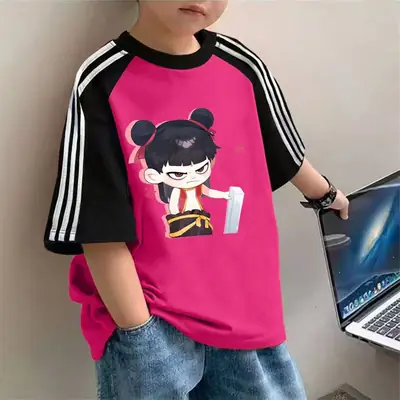 Boys Cotton Short Sleeve T-Shirt with Cute Print 2025