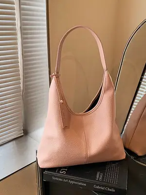 Pink Women's Shoulder Bag 2026 Spring Large Capacity