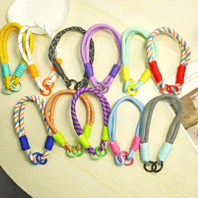 Green Woven Anti-Lost Mobile Phone Lanyard