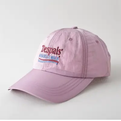 Kids Baseball Cap Olive Green Embroidered Design