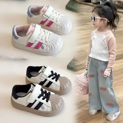 Baby Soft Sole Toddler Shoes Men's Baby Shoes Children's 2025 Spring and Autumn New Women's Board Shoes Children's Shoes sneaker