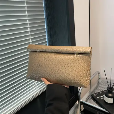 Women's Korean-style Crossbody Bag Beige 2025 Spring Summer