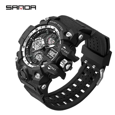 Sanda Sport Watch Waterproof Luminous Men's Digital Analog