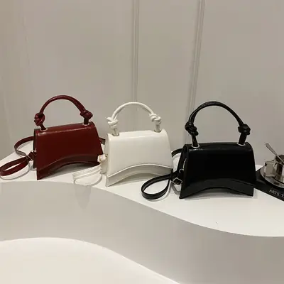 Women's 2-Piece Shoulder Bags Red White Black