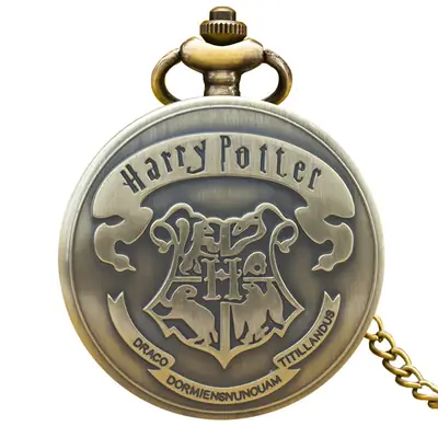 Harry Potter Quartz Pocket Watch with Dragon Handle