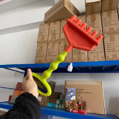 Children's Orange Sand Rake Bathing Tool
