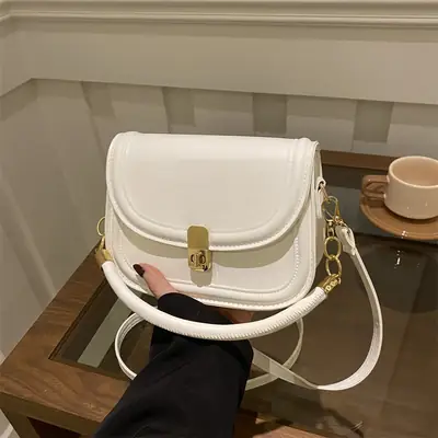 White Crossbody Bag for Women 2025 Fashion