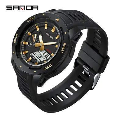 Sanda Cross-border Waterproof Chronograph Watch 48g