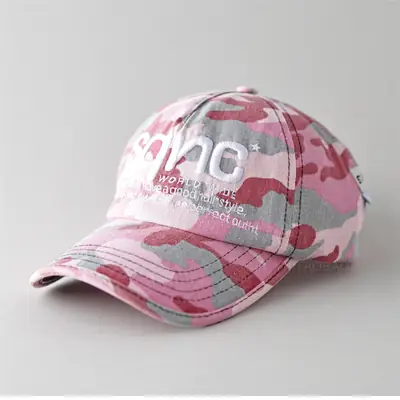 Camouflage 3D Letter Cap for Men Women