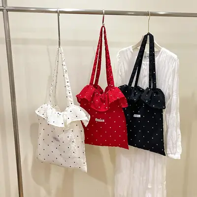 Sweet Ruffled Handheld & Shoulder Bags for Women